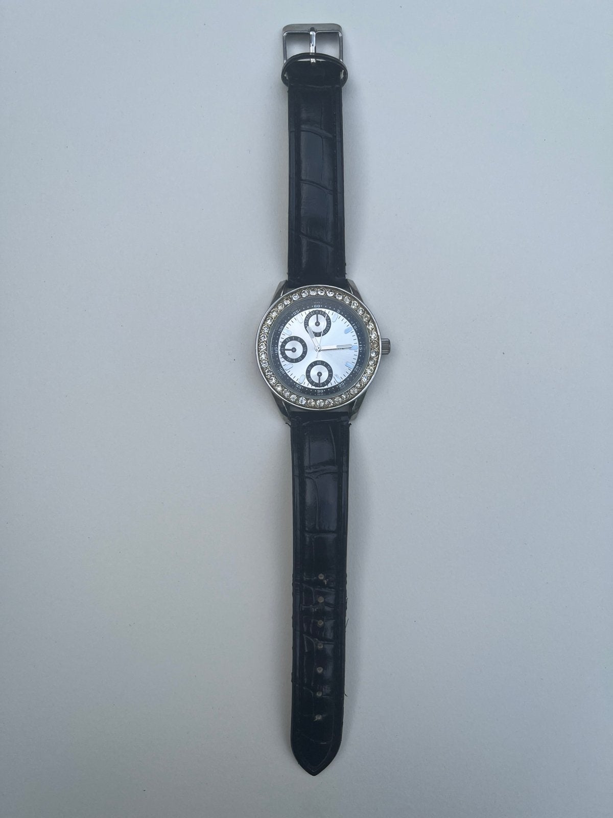 Mooi True Spirit Horloge met Leren Band zwart, Sieraden, Tassen en Uiterlijk, Horloges | Dames, Overige merken, Overige materialen
