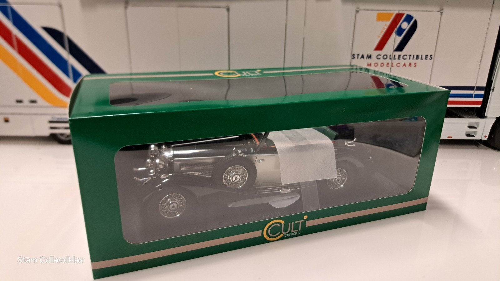 Cult Scale Models Mercedes-Benz 540K Convertible B SCHADE, Hobby en Vrije tijd, Overige merken, Auto, Nieuw, Ophalen of Verzenden