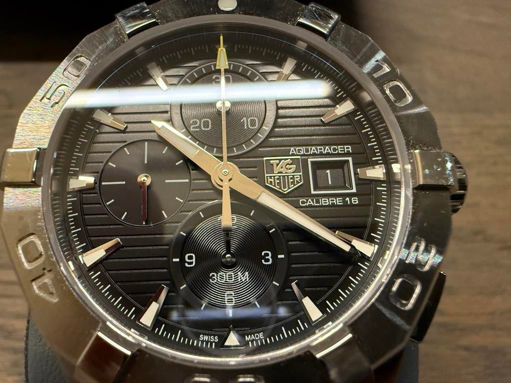 TAG Heuer Aquaracer 300M, Sieraden, Tassen en Uiterlijk, Horloges | Heren, Ophalen, Gebruikt, Staal, Polshorloge
