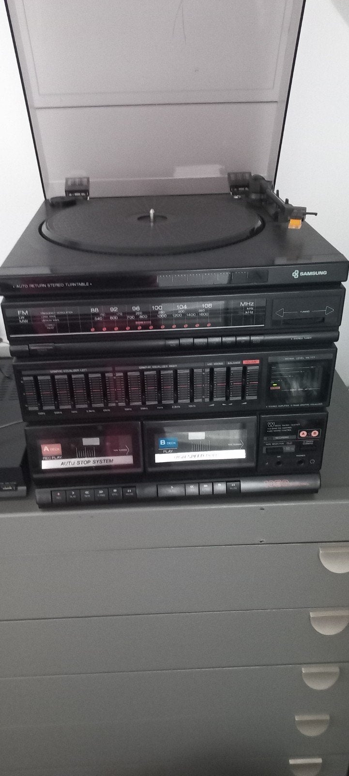 Samsung stereotoren met Philips boxen en platenspeler, Audio, Tv en Foto, Ophalen, Niet werkend, Overige merken