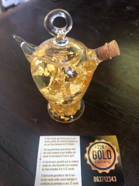 ampul met 22K 32.8g. gouden vlokken, Sieraden, Tassen en Uiterlijk, Verzenden, Nieuw, Goud, Goud