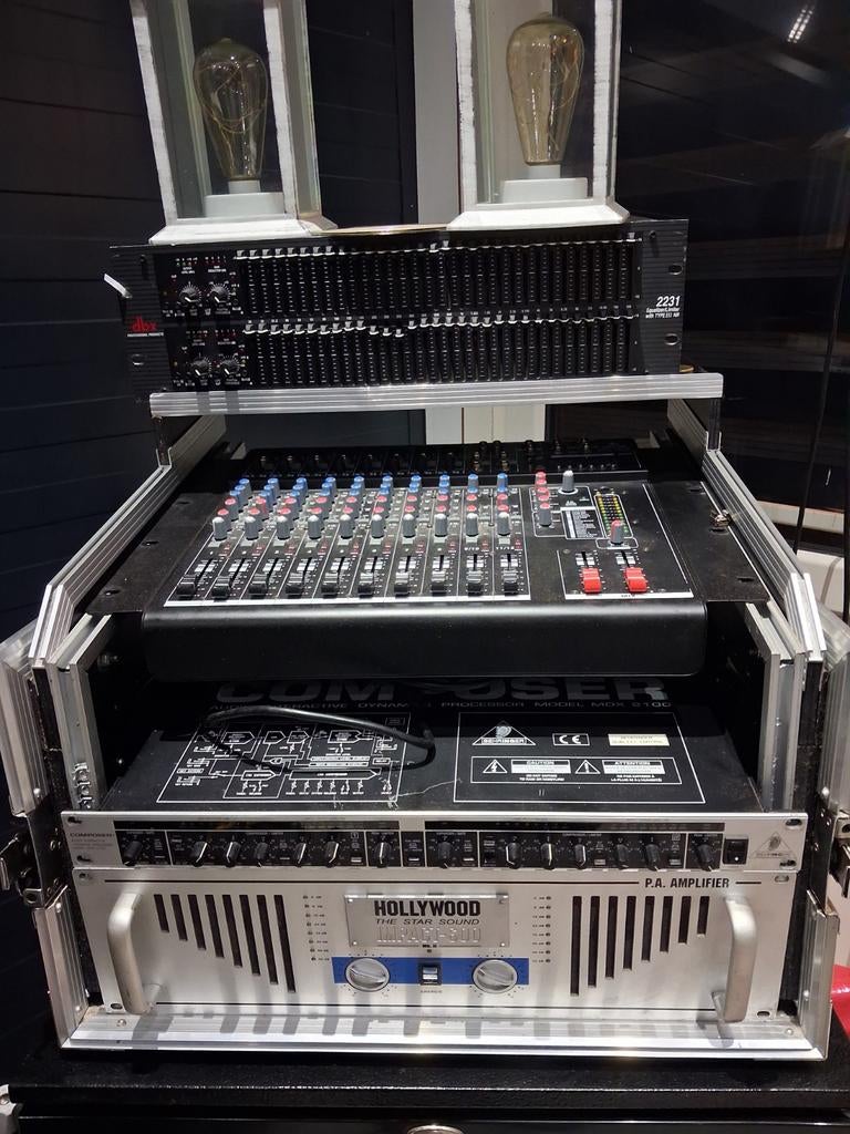 Complete Geluidsinstallatie: Mixer, Equalizer, Versterker, Muziek en Instrumenten, Mengpanelen, Ophalen of Verzenden, Gebruikt