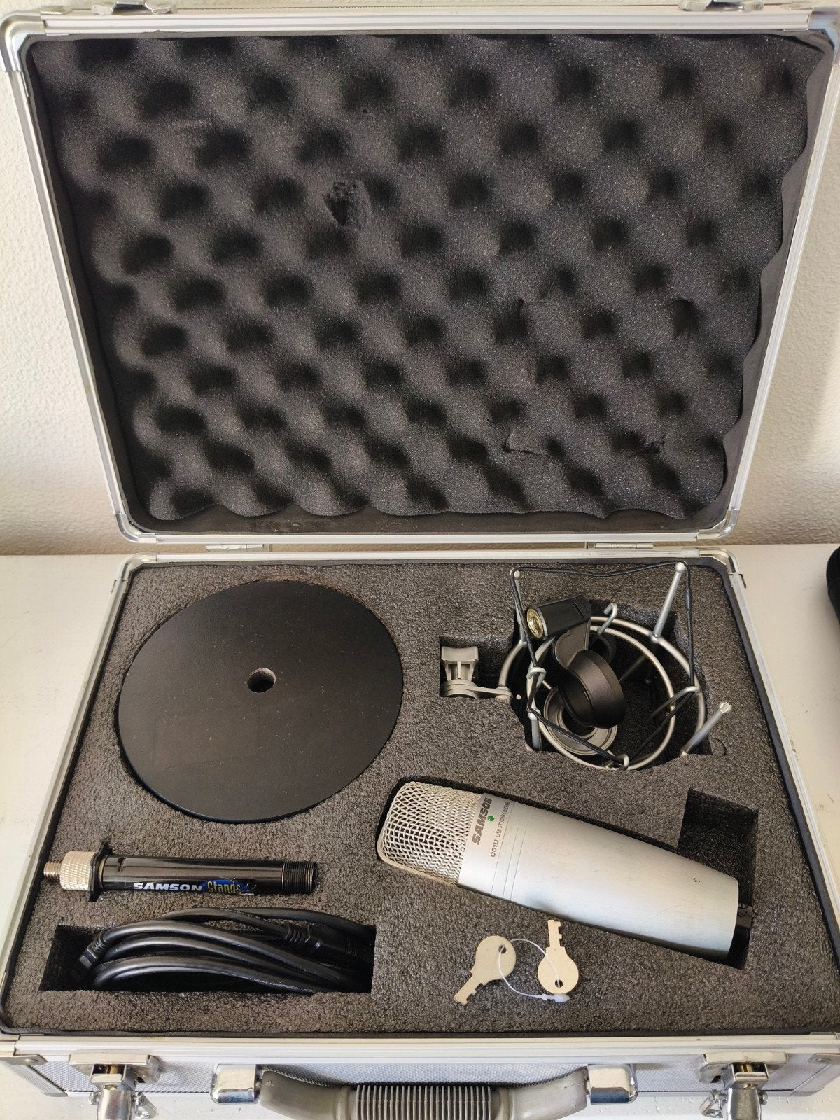 Samson C01U USB Studio Condensator Microfoon Set, Muziek en Instrumenten, Ophalen of Verzenden, Zo goed als nieuw, Studiomicrofoon