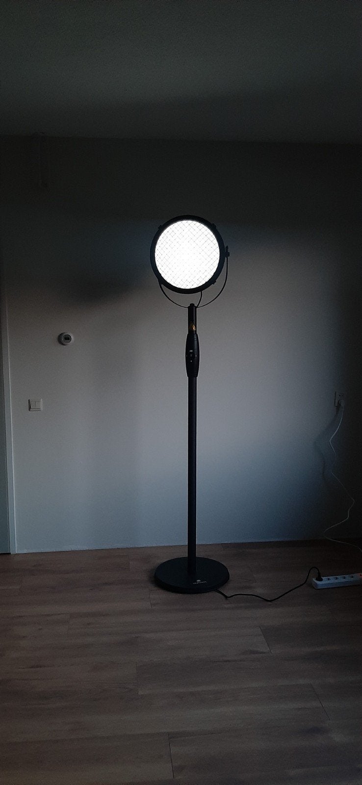 Industriële Vloerlamp | Studiolamp | Afstandsbediening, Ophalen, Nieuw, Metaal, 200 cm of meer