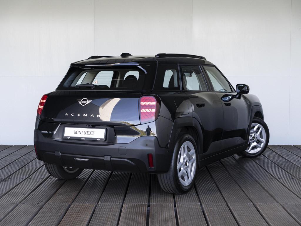 MINI Aceman E Essential + XS pakket + Stoelverwarming, Auto's, Stof, Gebruikt, Met garantie (alle), Zwart