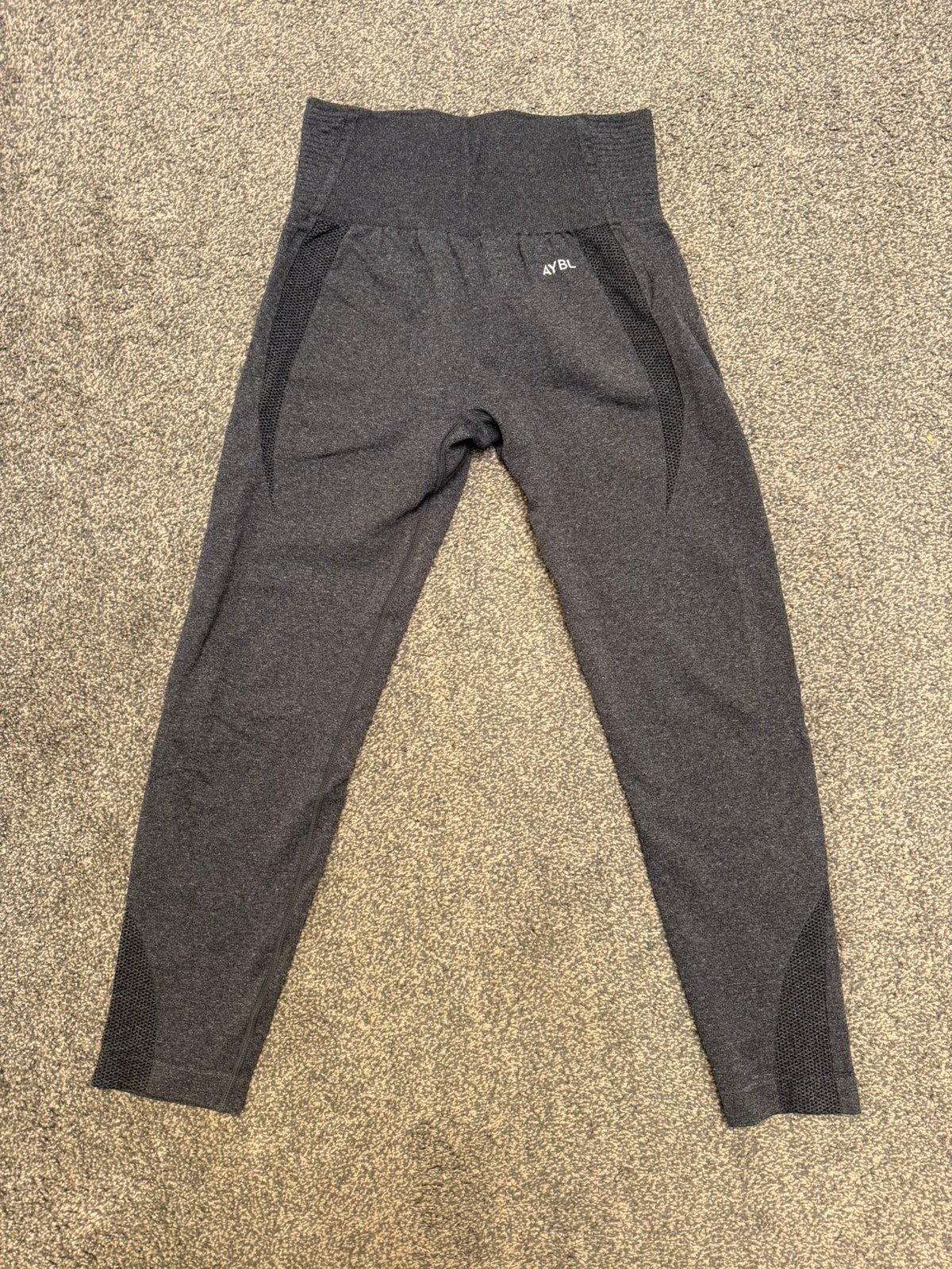 AYBL grijze legging maat M, Legging, Maat 40/42 (M), Ophalen of Verzenden, Zo goed als nieuw