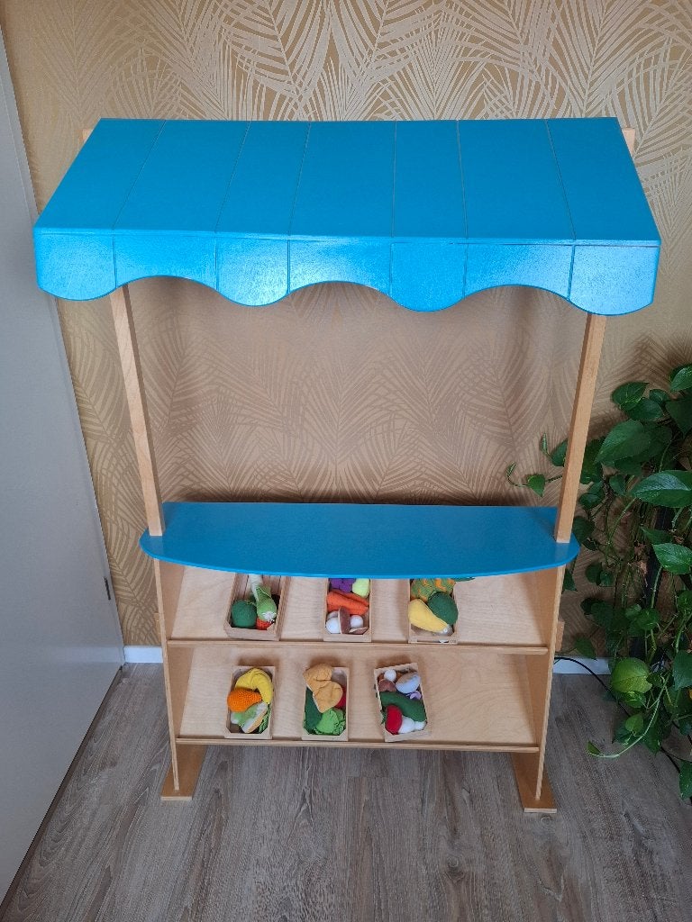 Speelgoed houten winkel, Ophalen, Zo goed als nieuw, Meubelstuk of Keukentje