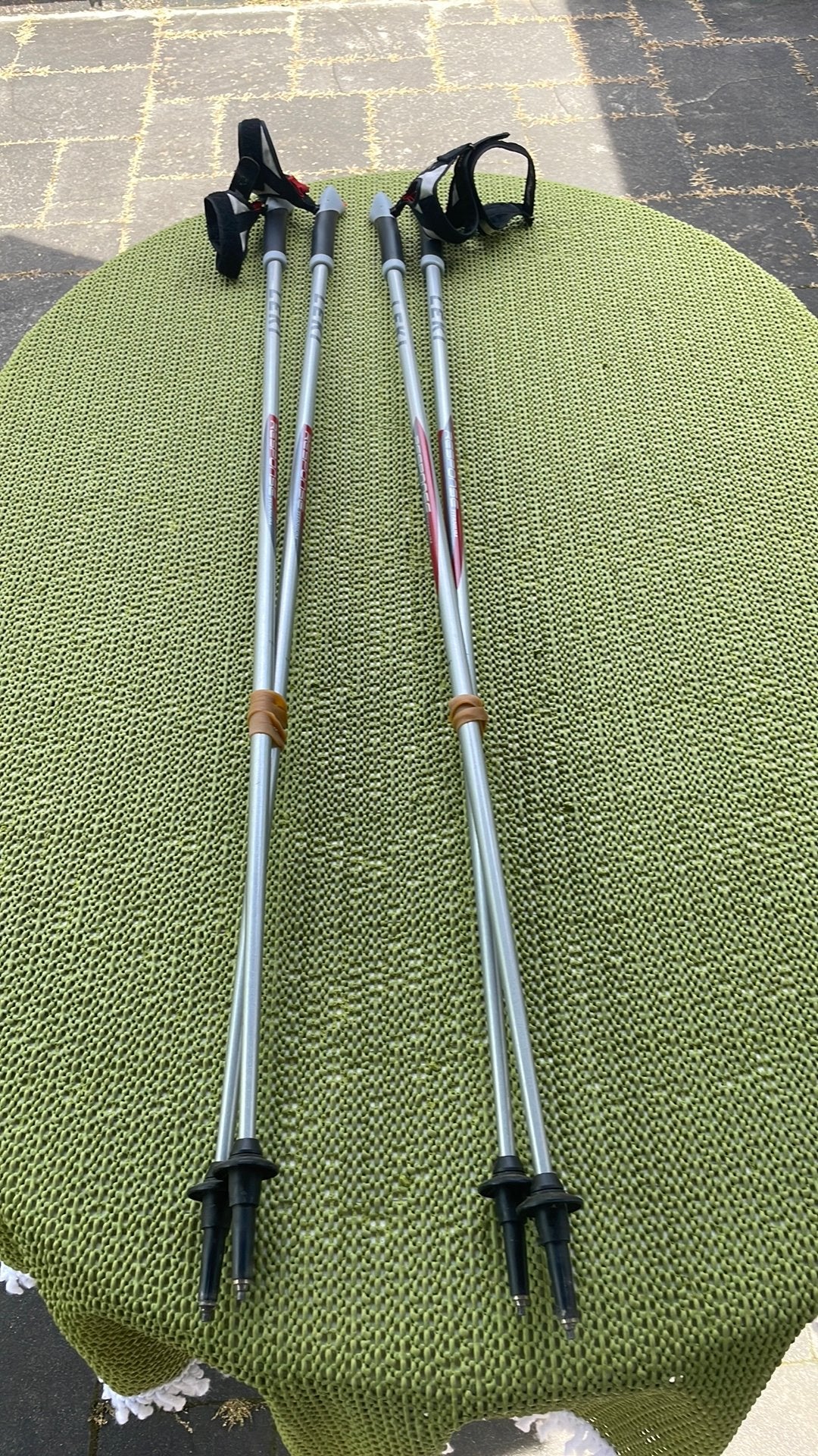 Leki Response Nordic walking sticks titanium 105 cm, Ophalen, Gebruikt