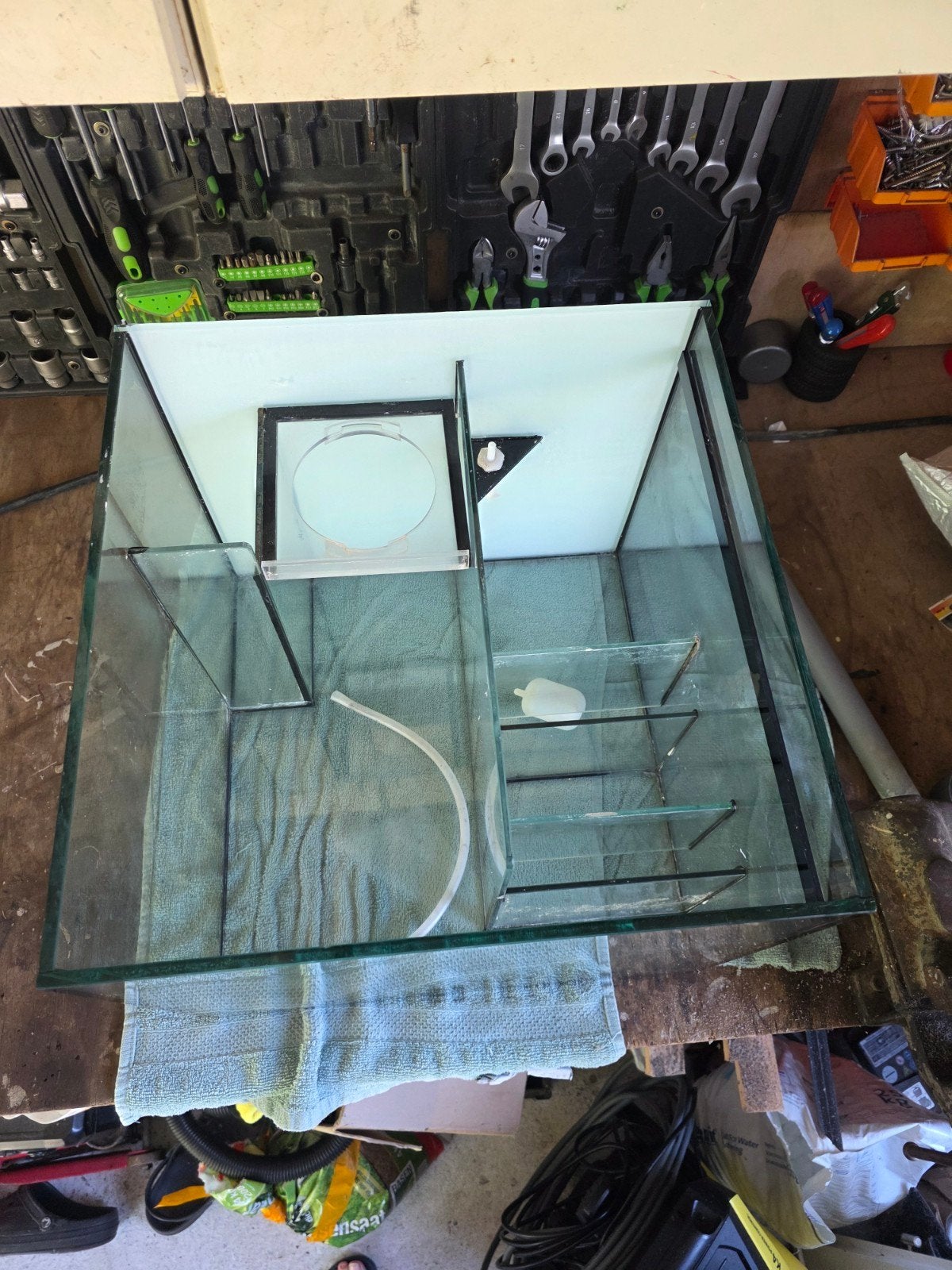 sump aquarium, Tuin en Terras, Kassen, Ophalen, Glas, Gebruikt