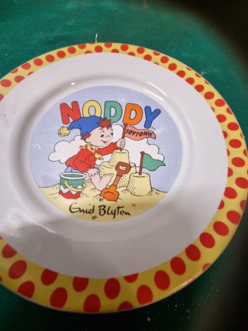 ontbijtbord noddy vintage, Antiek en Kunst, Ophalen of Verzenden