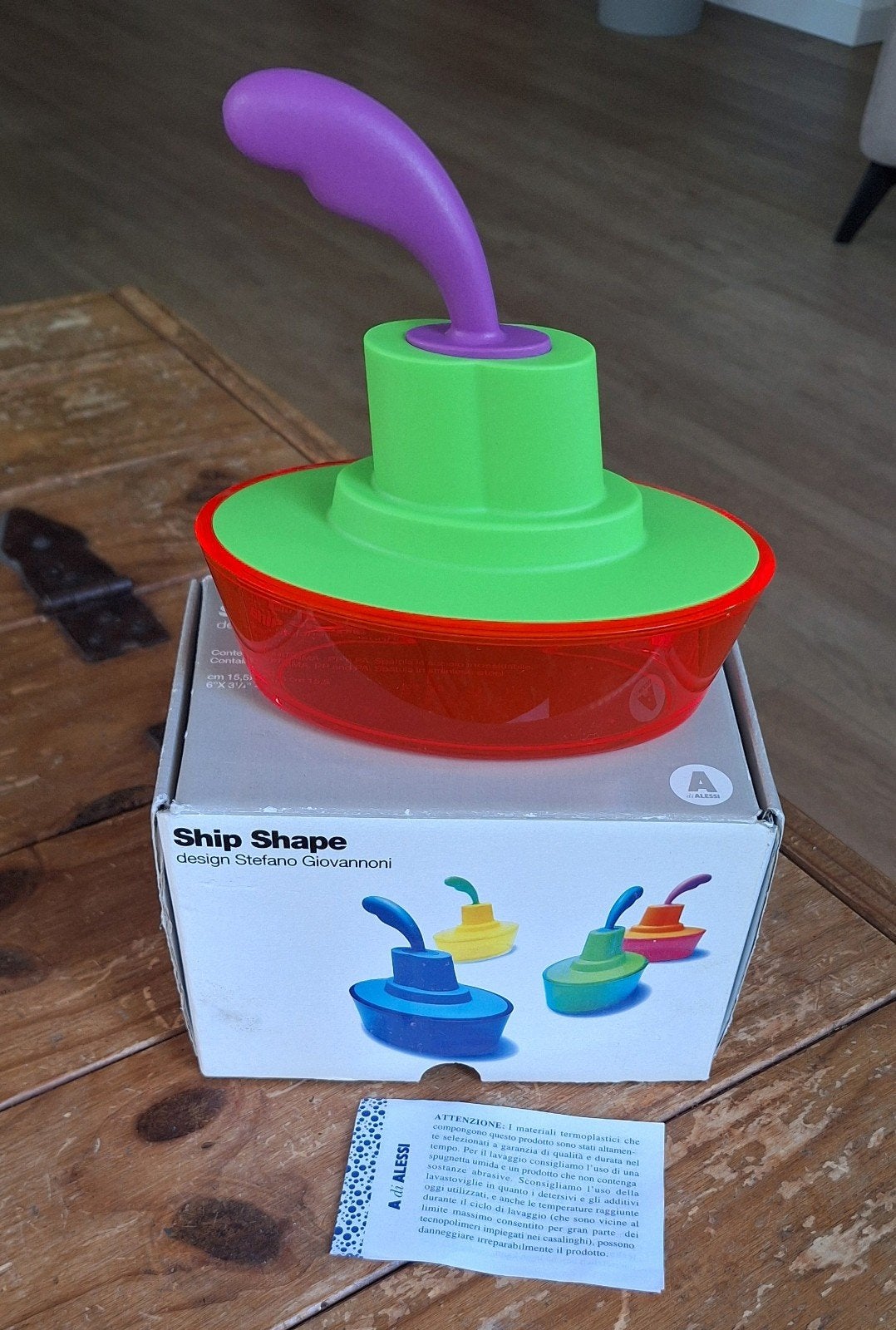 A di Alessi Ship Shape botervloot - Stefano Giovannoni, Overige typen, Kunststof, Nieuw, Ophalen of Verzenden
