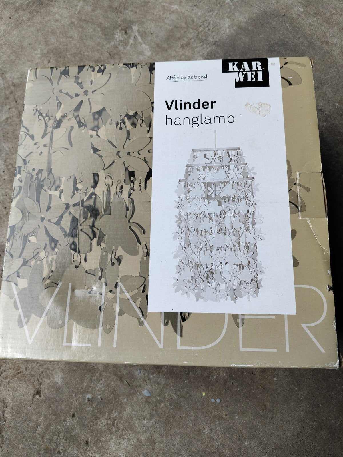 Karwei Vlinder Hanglamp - Nieuw in doos, Nieuw, Metaal, Modern, Speels, Kinderkamer, E27 (groot)