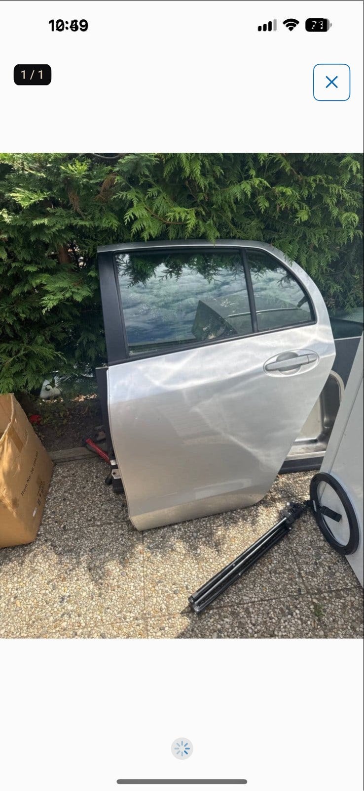 Linker achter deur Toyota yaris, handmatig bediening raam, Auto-onderdelen, Ophalen of Verzenden