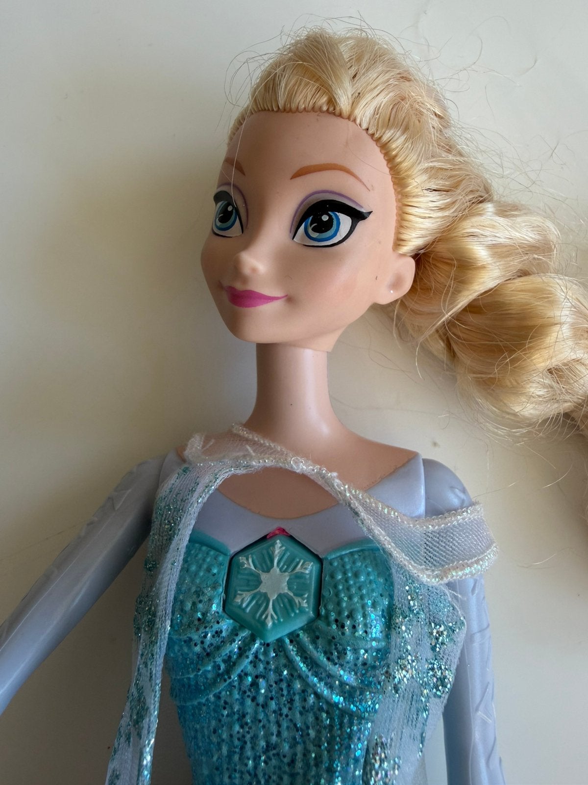 Mattel Disney frozen zingende Elsa, Ophalen of Verzenden, Gebruikt, Pop