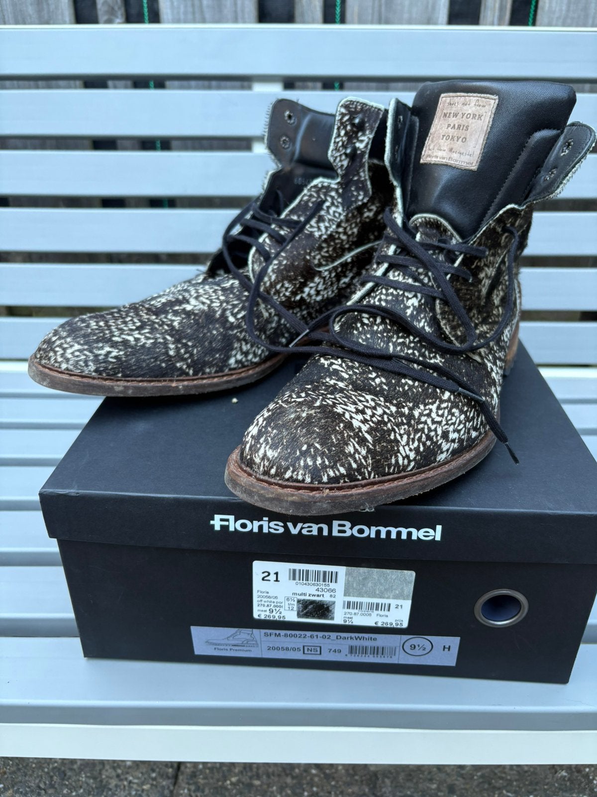 Exclusieve Floris van Bommel Limited Edition Pony Schoenen, Overige kleuren, Boots, Ophalen of Verzenden, Zo goed als nieuw