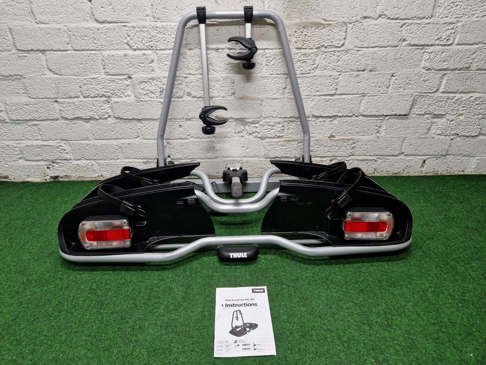 Nette Thule EuroPower 916 fietsendrager GRATIS VERZENDING, Auto diversen, Fietsendragers, Zo goed als nieuw, Trekhaakdrager, 2 fietsen