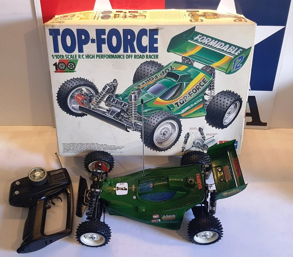 Vintage Tamiya Top Force #58100 van 1991 (RTR), Hobby en Vrije tijd, Elektro, Verzenden, Auto offroad, Zo goed als nieuw