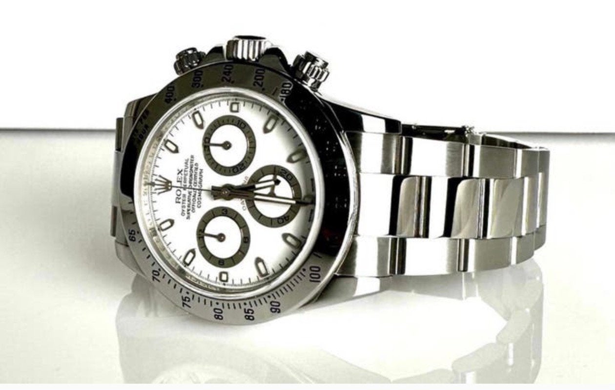 Rolex daytona cosmograph (2007 & complete), Ophalen of Verzenden, Zo goed als nieuw, Staal, Rolex