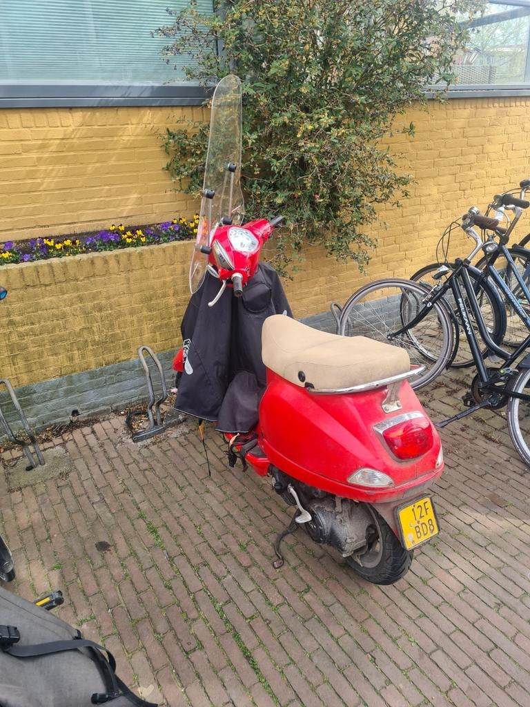 Vespa LX50 4 takt voor onderdelen of frame met kenteken, Ophalen of Verzenden, Gebruikt, Benzine, Vespa LX