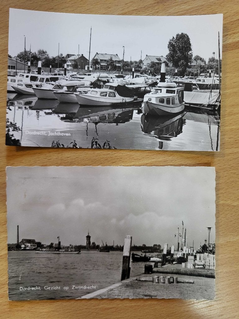 ansicht DORDRECHT Haven Zwijndrecht (2x), Ophalen of Verzenden, Voor 1920, Zuid-Holland