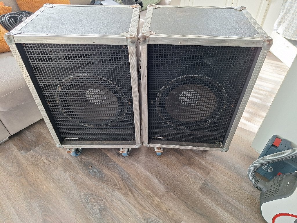 PASSIEVE PARTY SPEAKErS tweeweg, Gebruikt, 120 tot 150 watt, Party speaker, Ophalen