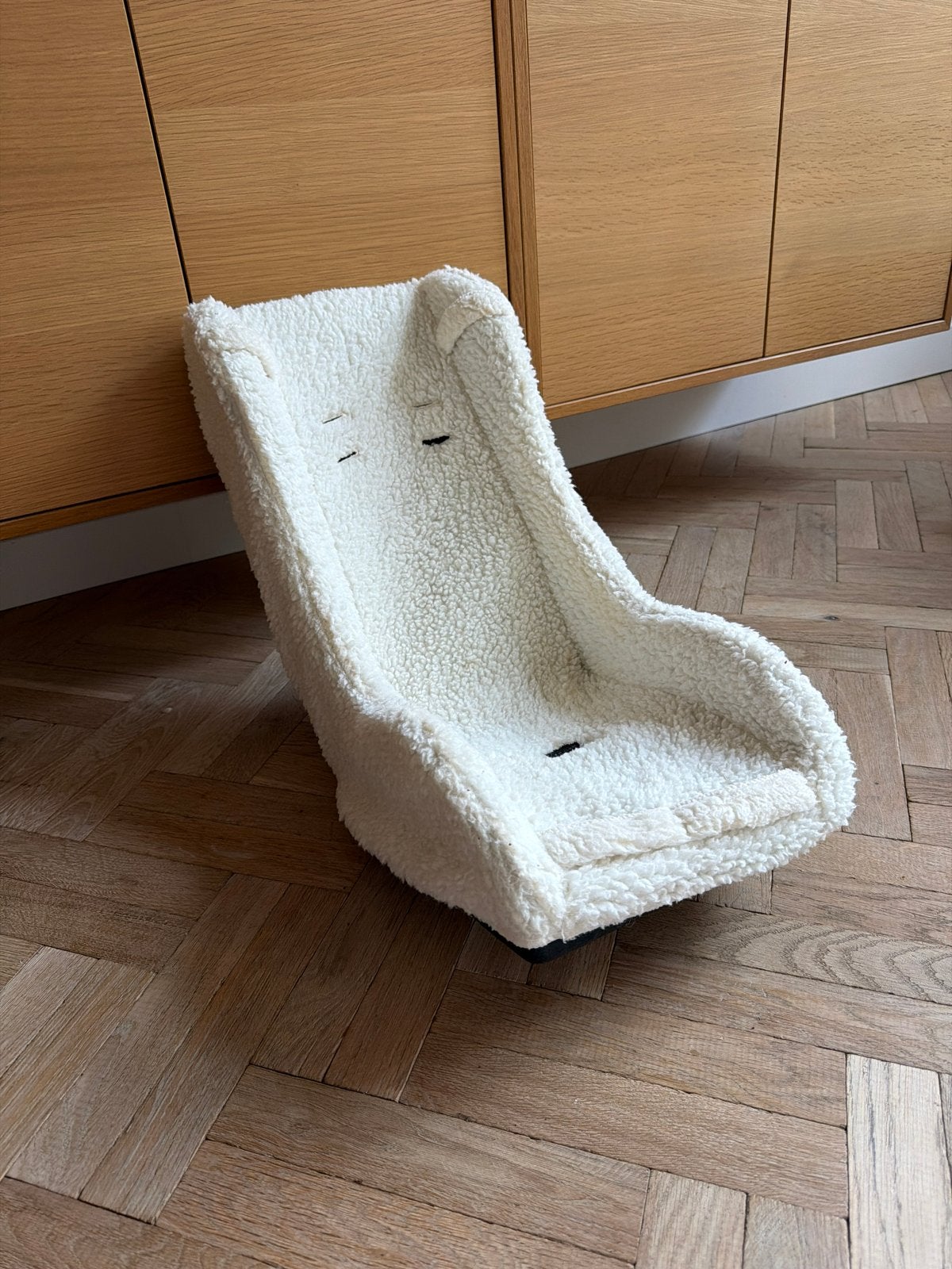 Witte teddy baby schaal voor bakfiets, Ophalen of Verzenden, Zo goed als nieuw, 0 t/m 10 kg
