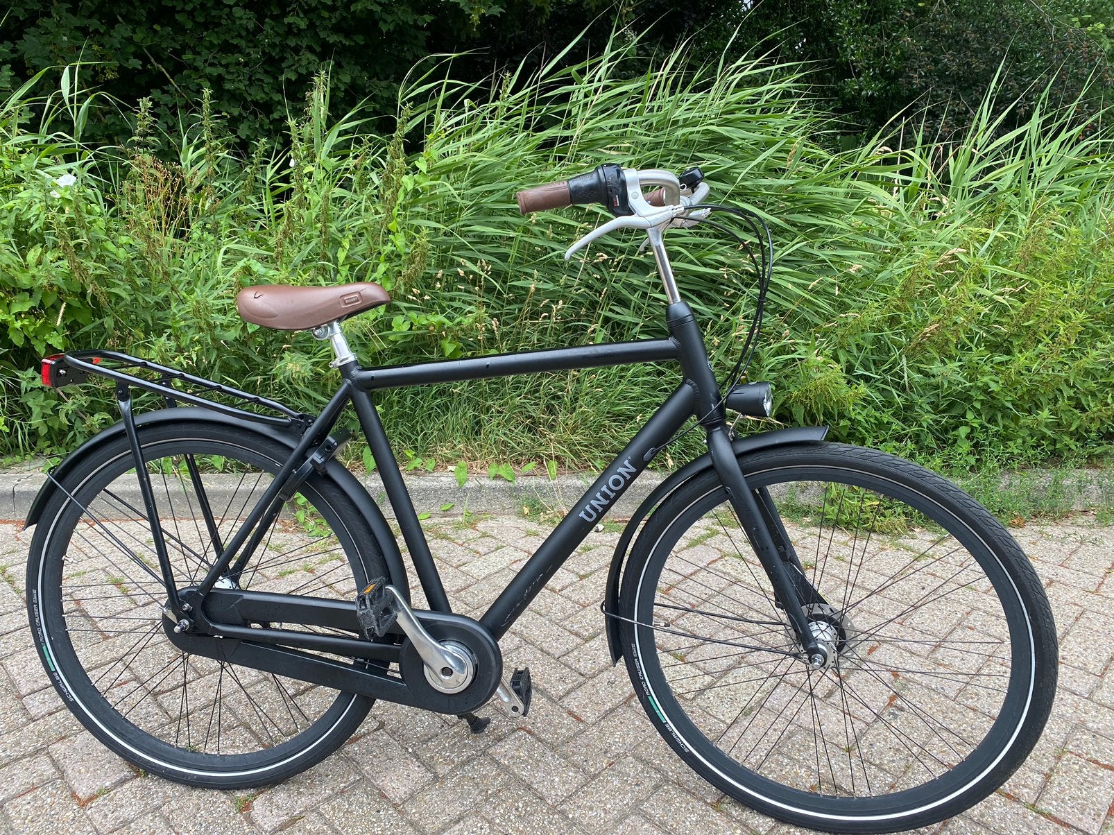 Union herenfiets, 57 tot 61 cm, Ophalen, Zo goed als nieuw, Overige merken