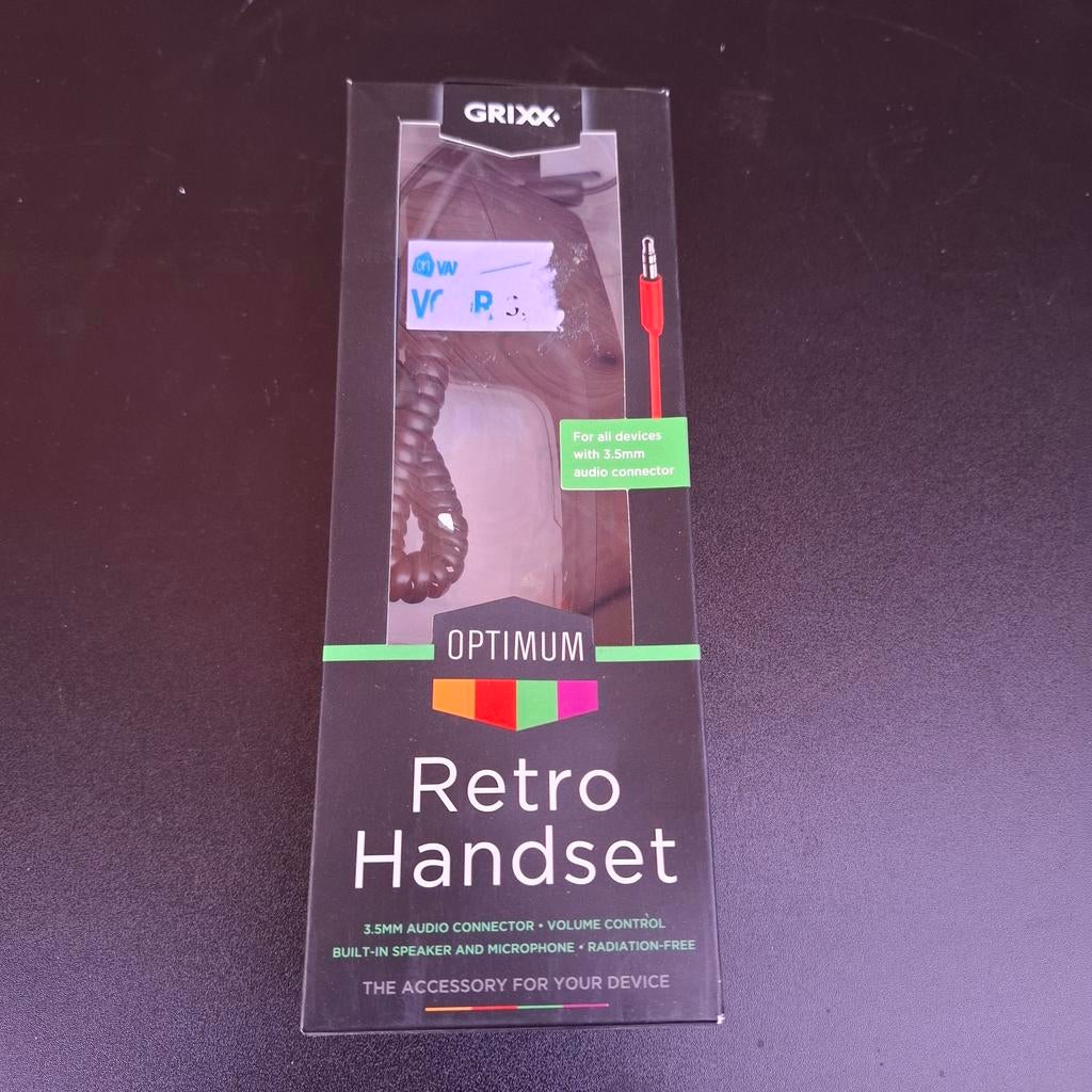 GRIXX OPTIMUM Retro Handset - Ongebruikt, Ophalen, Zo goed als nieuw