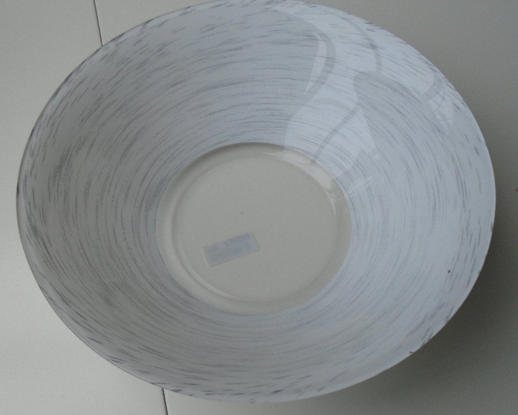 GLAZEN FRUITSCHAAL, SALADESCHAAL, SCHAAL 27 cm WIT NIEUW, -, Nieuw, Ophalen of Verzenden, Luminarc