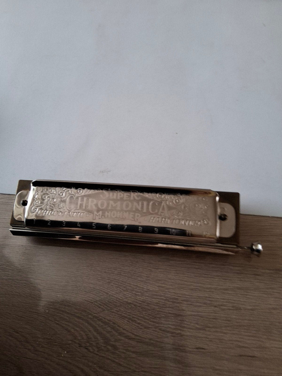 Hohner Super Chromonica mondharmonica met hoesje, Gebruikt, Overige typen, Chromatisch, Ophalen of Verzenden