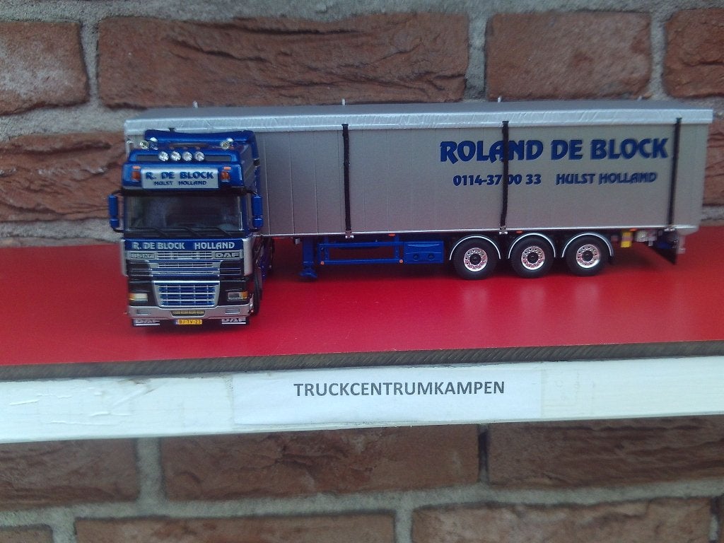 WSI  Daf  95  XF  van  Roland  The  Block., Hobby en Vrije tijd, Modelauto's | 1:50, Ophalen of Verzenden, Nieuw, Bus of Vrachtwagen