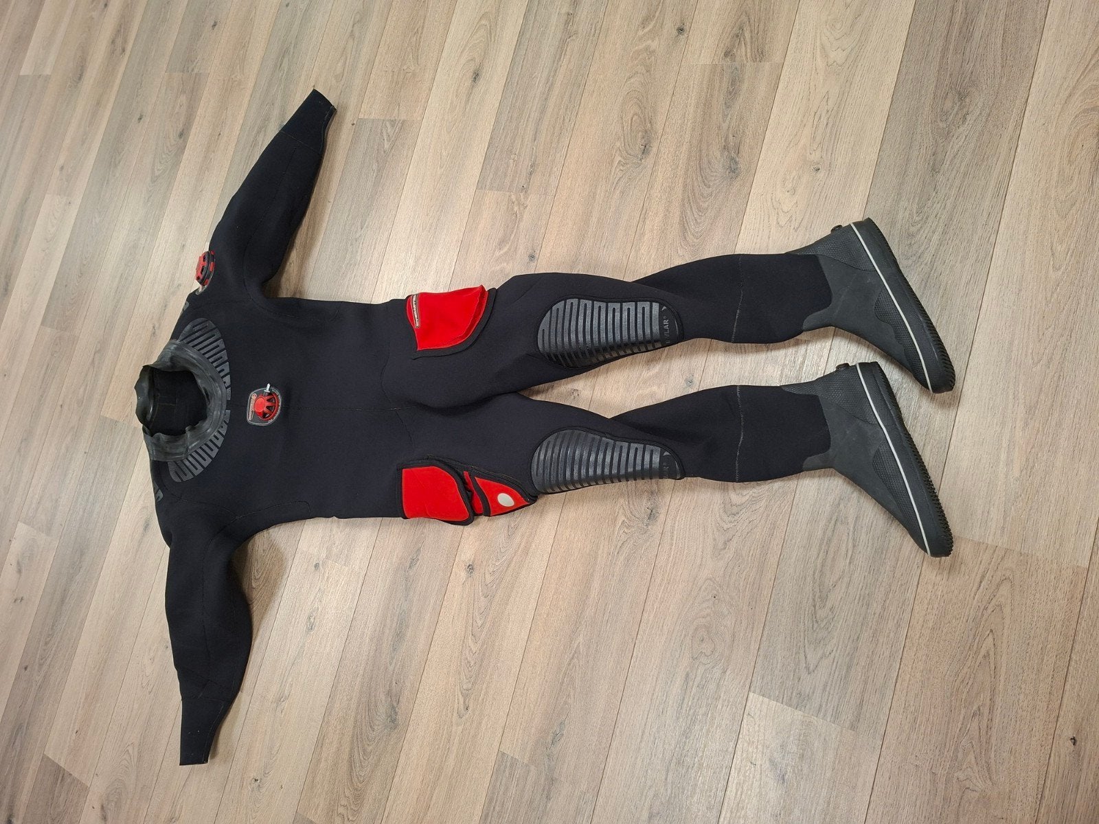 droogpak  drysuit maat L  tot 183cm, Ophalen of Verzenden, Gebruikt, Duikpak