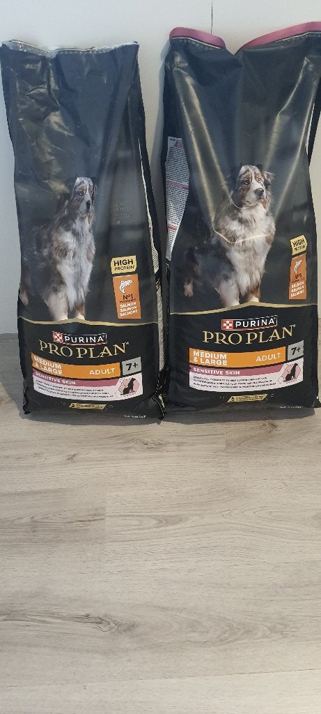 24 kg Purina ProPlan M&L 7+ Zalm & Rijst Sensitive Skin, Dieren en Toebehoren, Dierenvoeding, Ophalen, Hond