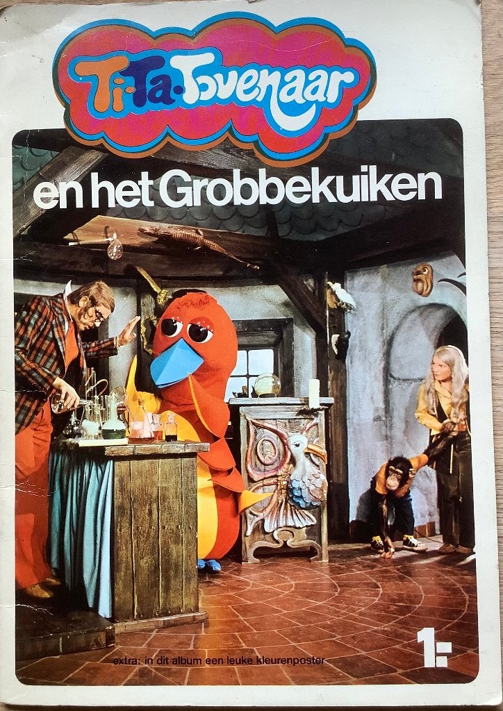 Plaatjesalbum : Ti-Ta-Tovenaar en het Grobbekuiken., Ophalen of Verzenden, Gelezen, Plaatjesalbum