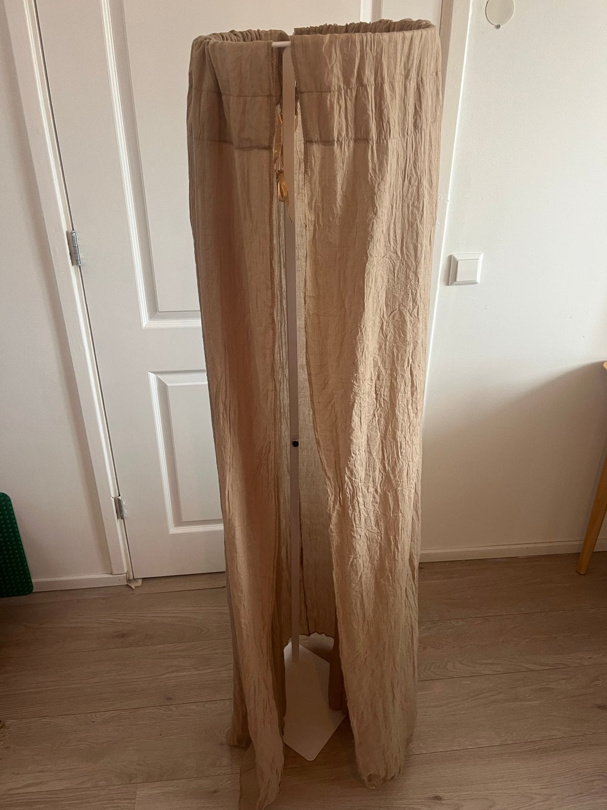 Hemeltje met 2 kleuren sluier: beige en roest rood, Gebruikt, Overige merken, Klamboe, Ophalen