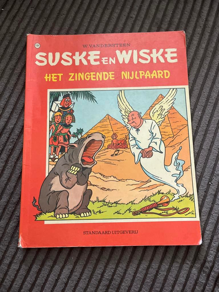 Suske en Wiske - Het Zingende Nijlpaard (nr. 131), Eén stripboek, Ophalen of Verzenden, Gelezen