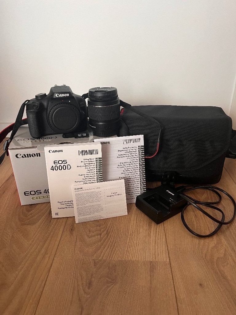Canon EOS4000D, Ophalen, Canon, 18 megapixels, Zo goed als nieuw