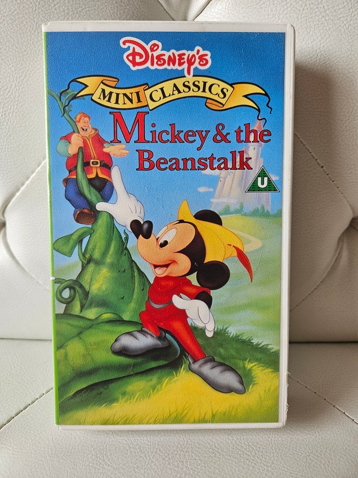 VHS Disney's Mini Classics Mickey & The Beanstalk, Tekenfilm, Alle leeftijden, Ophalen of Verzenden, VHS