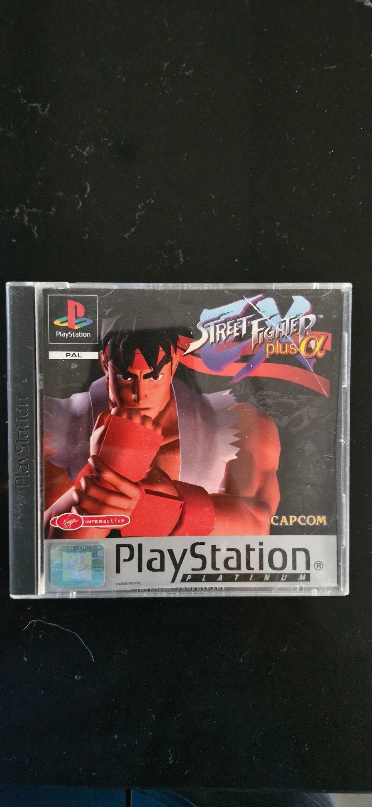 Street Fighter EX Plus Alpha PS1 Platinum, Spelcomputers en Games, Gebruikt, Vechten, 2 spelers, Eén computer