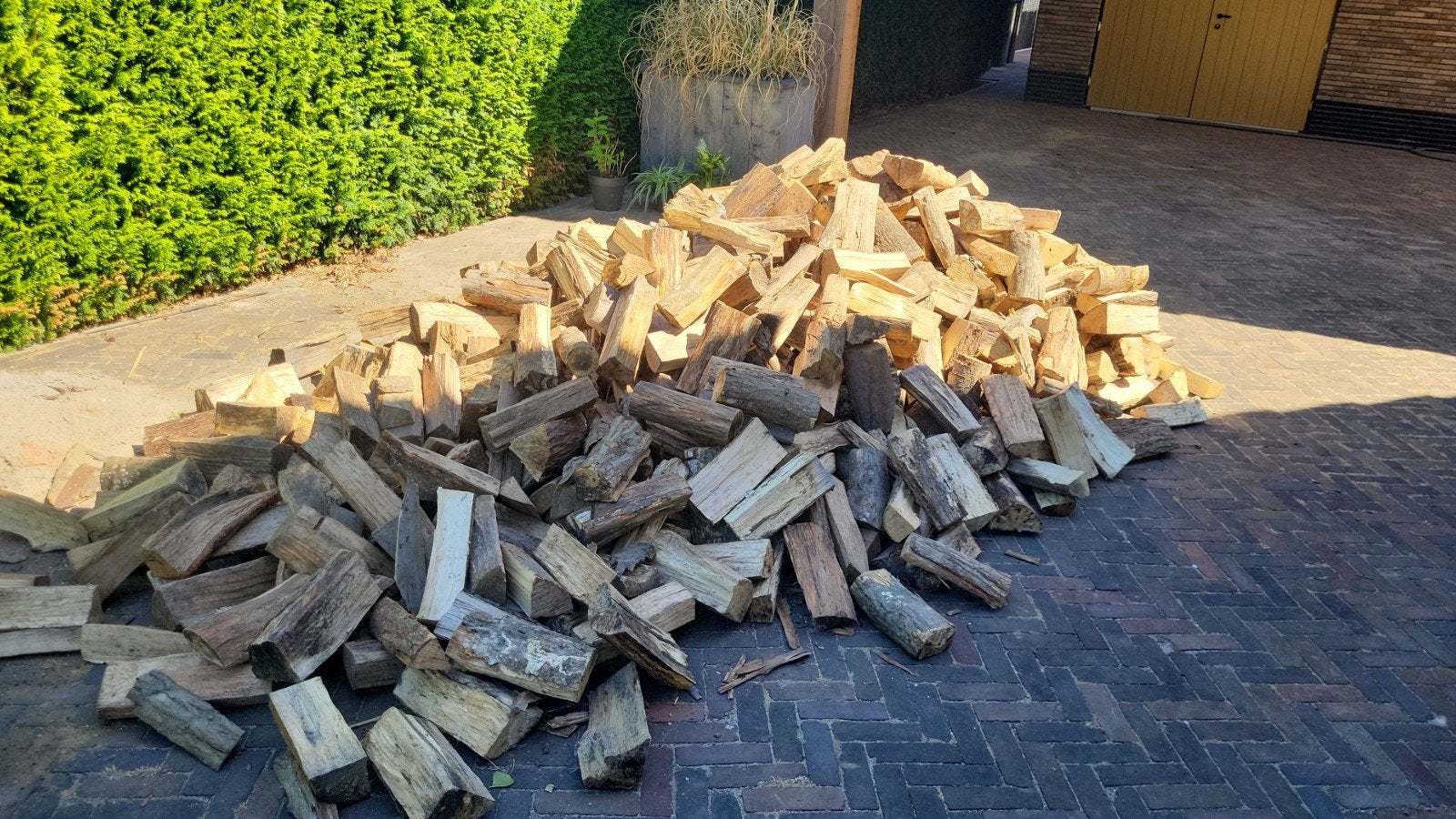 kwaliteit eik en beuk brandhout kachelhout haardhout, 6 m³ of meer, Ophalen of Verzenden