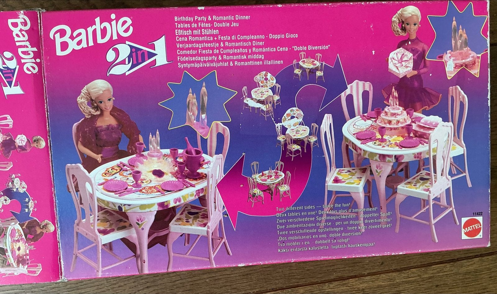 Vintage Barbie 2-in-1 Speelset (1993) - Diner & Feest, Ophalen of Verzenden, Gebruikt, Barbie