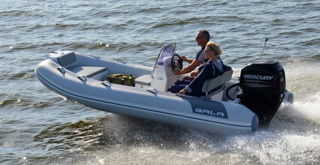 Gala A360l motor naar keuze 8/40pk Honda., Inclusief motor, 4 m, Overige brandstoffen, Nieuw