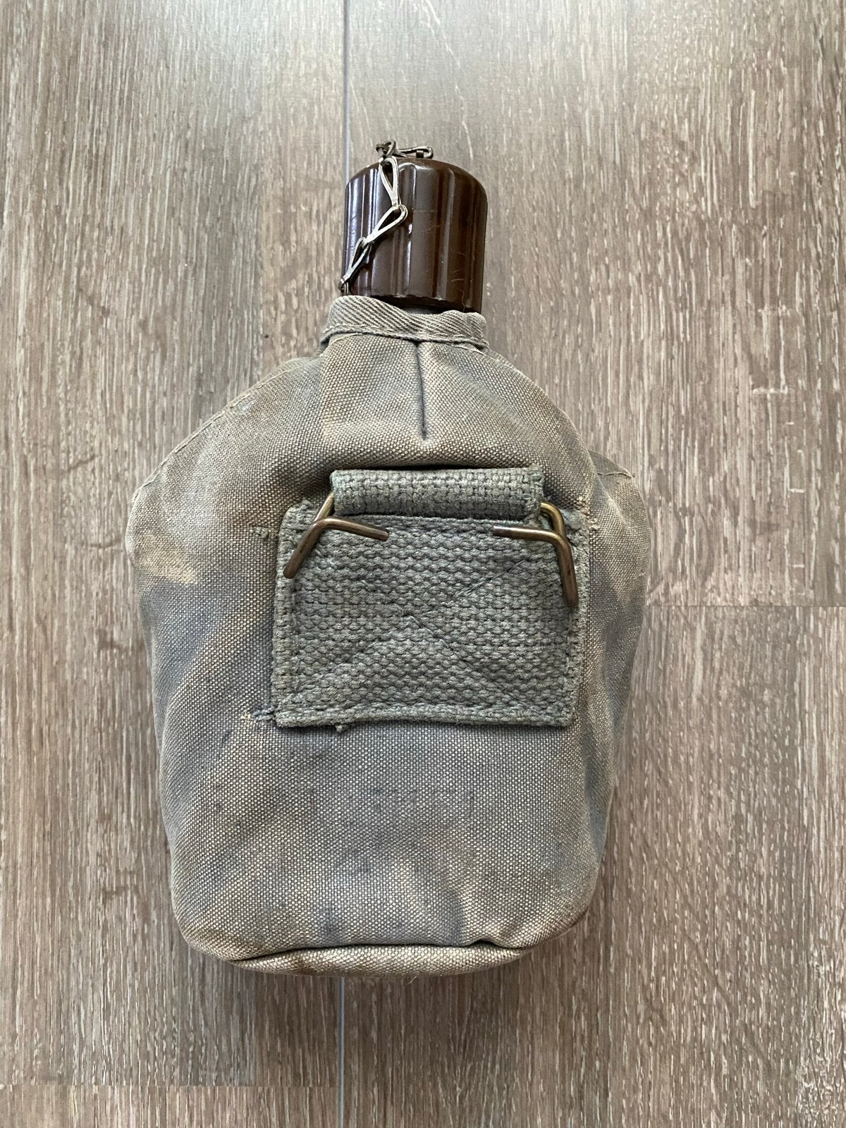 Vintage Militaire Veldfles met Hoes - US Army Stijl, Verzamelen, Ophalen of Verzenden, Overige soorten, Overige gebieden, Overige typen