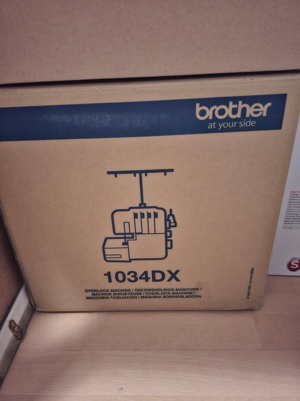 Brother Lock 1034DX Lockmachine - Zo goed als nieuw, Hobby en Vrije tijd, Ophalen, Zo goed als nieuw, Lockmachine, Brother