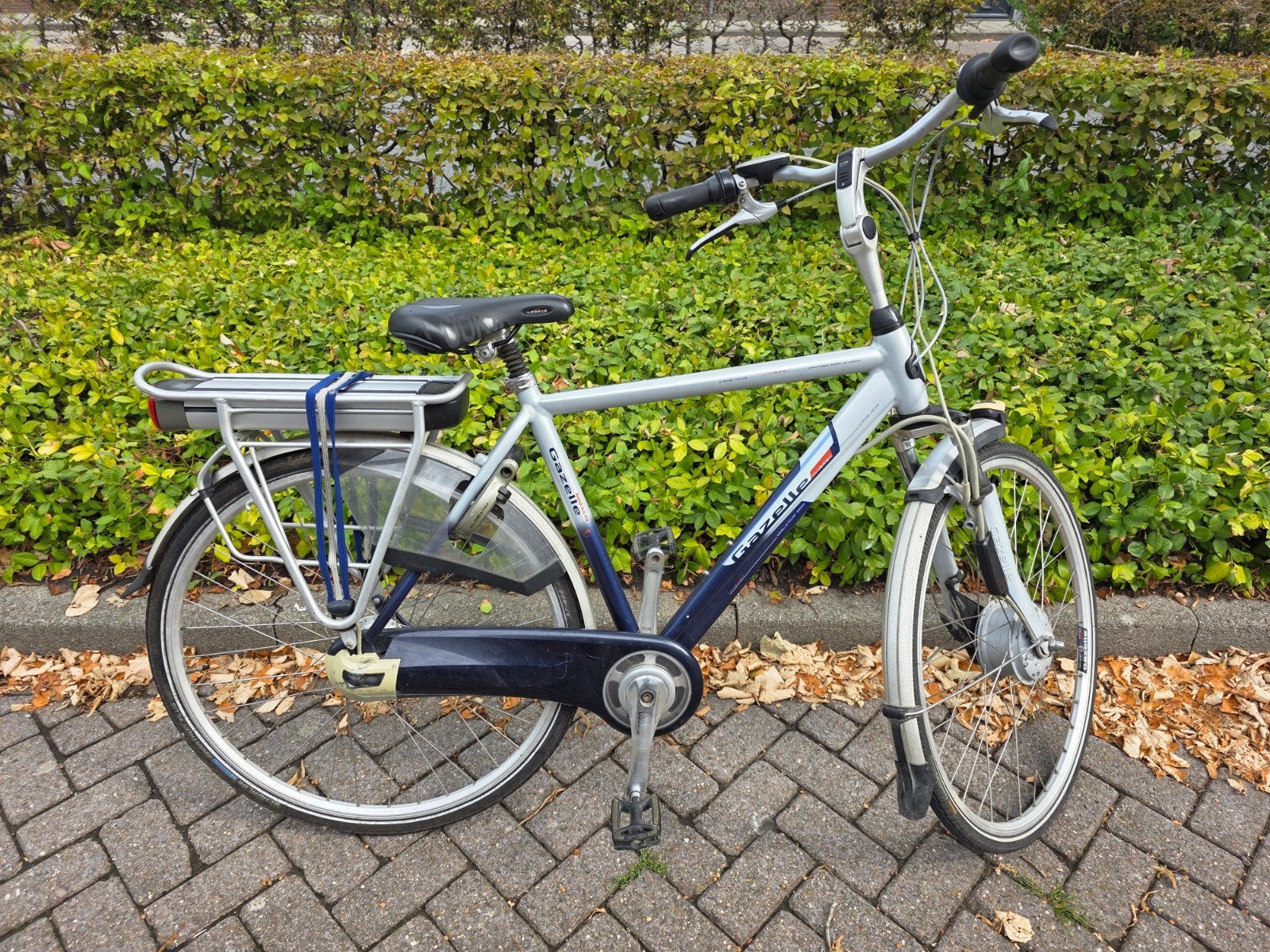 Keurig nette Gazelle Orange elektrische heren fiets, Gebruikt, Versnellingen, Ophalen of Verzenden, Gazelle