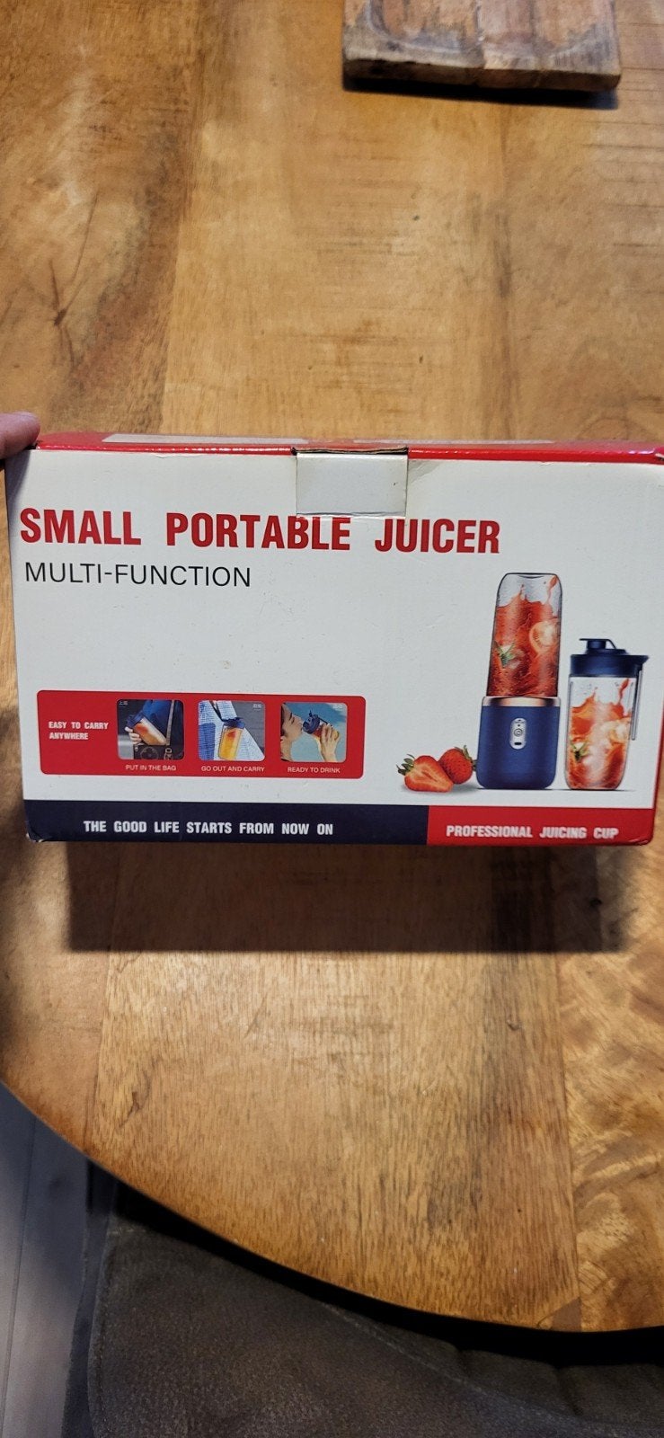 Draagbare Mini Juicer - Smoothies en Sappen On-the-Go, Ophalen of Verzenden, Nieuw, Elektrisch, Sapcentrifuge