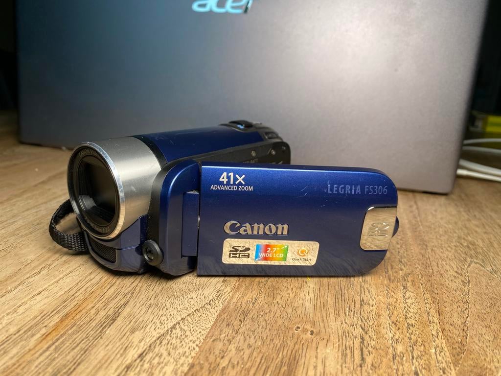 Canon Legria FS306 digital camcorder, Audio, Tv en Foto, Videocamera's Digitaal, Mini dv, Canon, 20x of meer, Ophalen of Verzenden