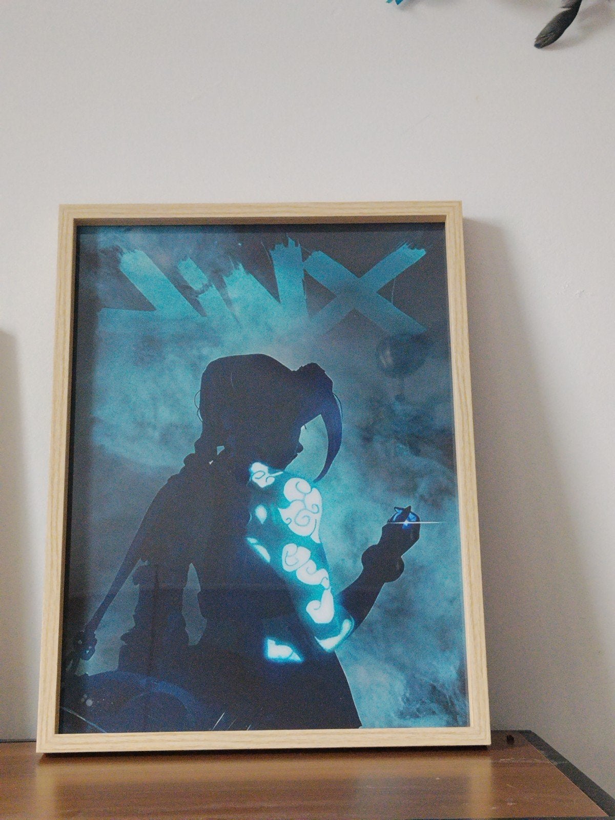 Jinx League of Legends ingelijste foto's 15€ per stuk, Audio, Tv en Foto, Fotografie | Fotolijsten, Ophalen, Standaard fotolijst
