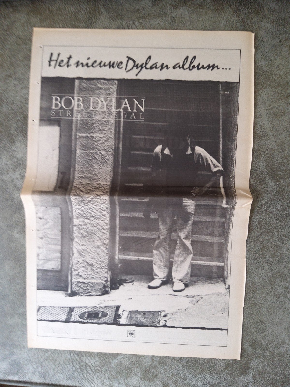 Bob Dylan:  Promo  Street legal  A3 formaat, Ophalen of Verzenden, Zo goed als nieuw, Poster, Artwork of Schilderij