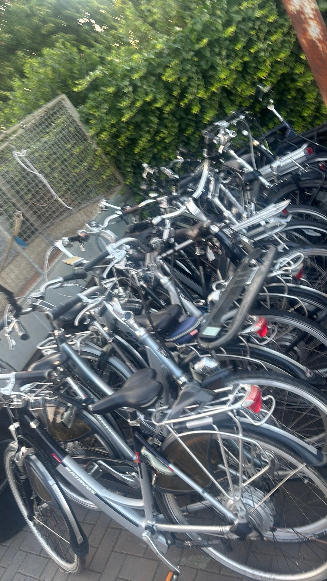Groote partij fietsen, Ophalen, Gebruikt